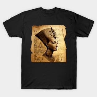 Egyptian Pharohs on Papyrus T-Shirt